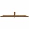 Ekena Millwork Eugene Smooth Timber Gable Bracket, Western Red Cedar, 84"W x 21"H x 1 1/2"D x 5 1/2"F, 6/12 Pitch GBW084X21X0206EUG00SWR - alternate 5